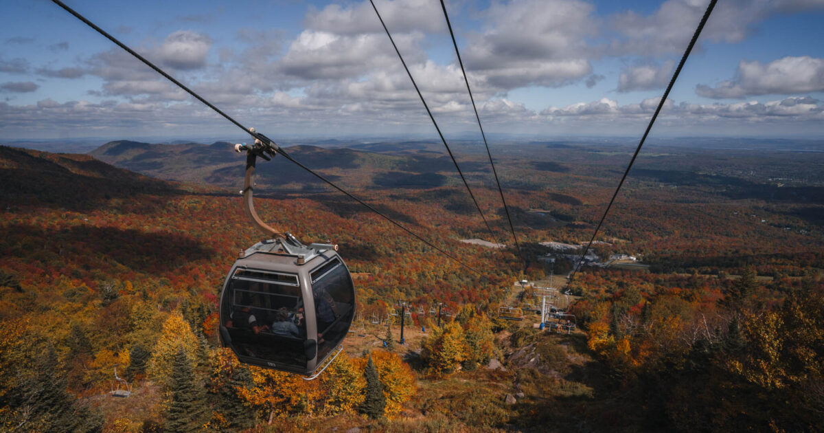 Hybrid lift - Flambée des Couleurs Mont Orford