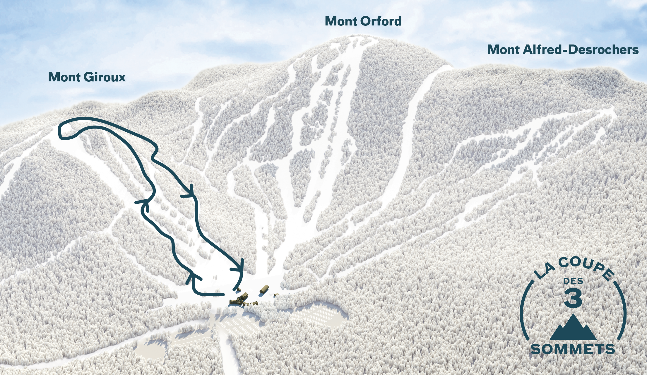 Parcours sur carte HIVER giroux