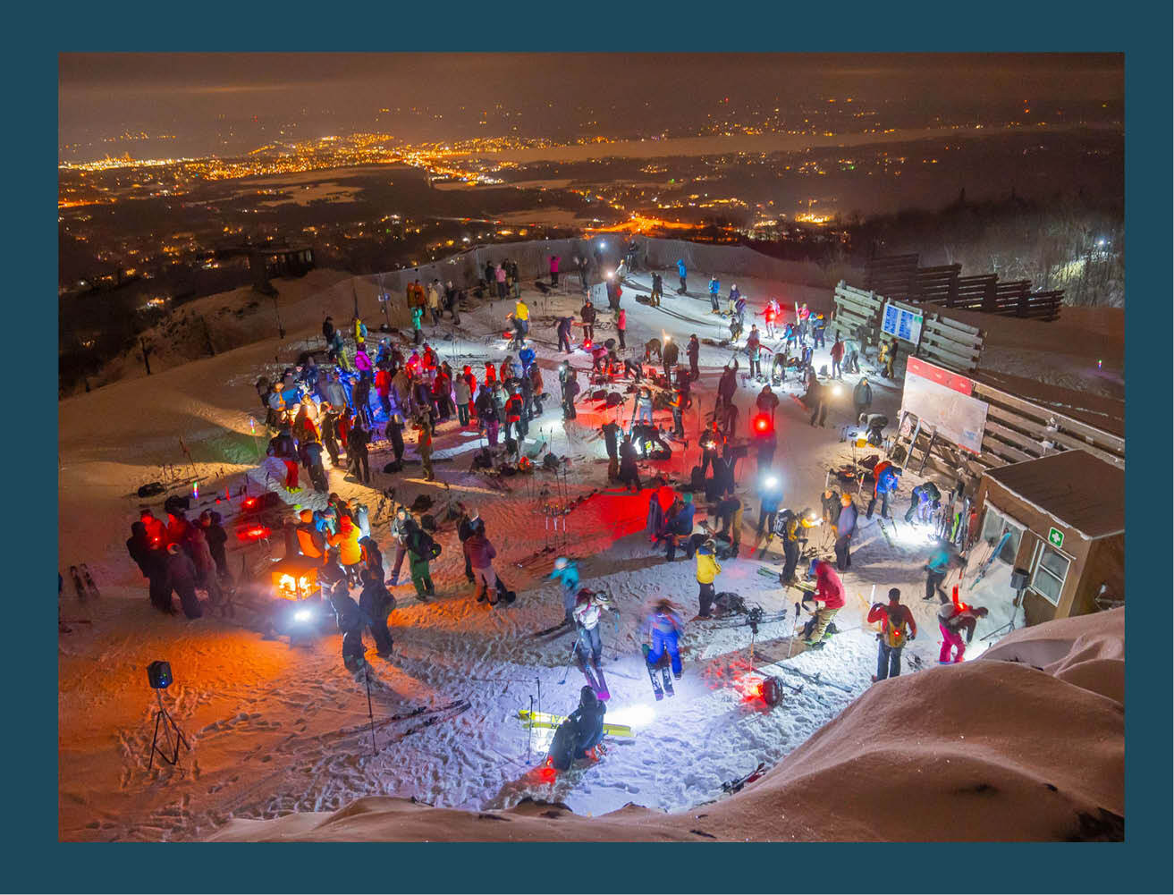 Happening rando alpine au sommet